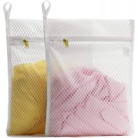 High quality  Customized polyester RPET mesh bag zipper bag laundry bag