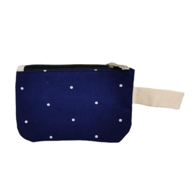 zipper pouch canvas makeup bag