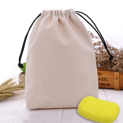 customized digital eco friendly organic standard size cotton soap bag