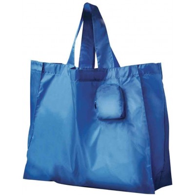 Sedex SA800 BSCI FeiFei Reusable RPET Polyester foldable shopping bag with zipper pocket