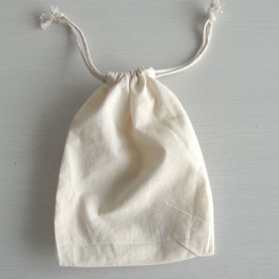 Wholesale customizable fresh bamboo bread bag cotton drawstring gift bag